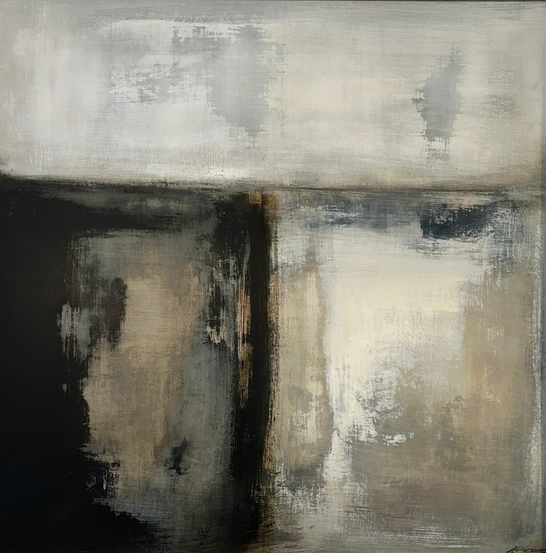 'Untitled 3' - painting by Ken Browne at The Russell Gallery