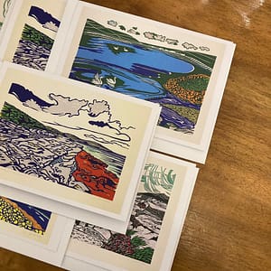 POSTSCRIPT - Flaggy Shore Greeting Cards